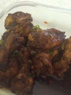 A picture of Spicy soy sauce wings.