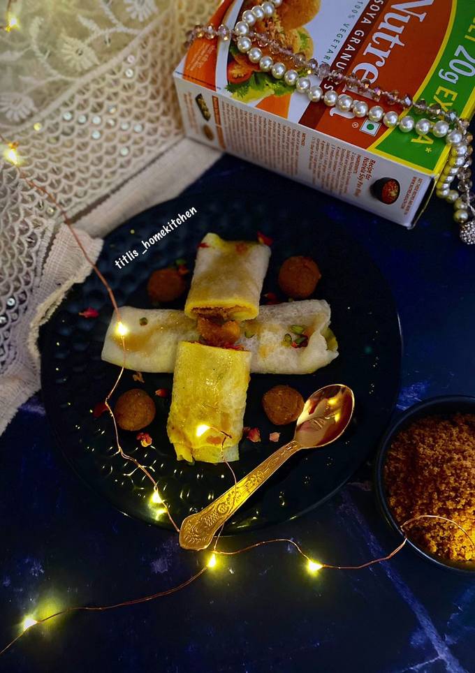 Nutrela Patishapta Pithe Recipe by ayndrila dutta - Cookpad