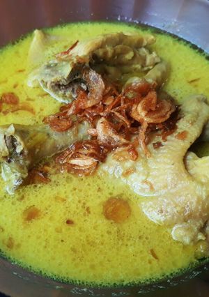 Foto resep Opor ayam bumbu kuning