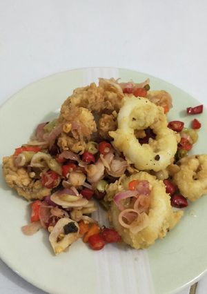 Foto resep Cumi Crispy Sambal Matah Bali