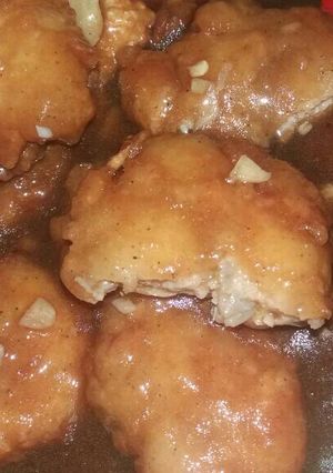 Foto resep Menu buka puasa - ikan goreng tepung saus teriyaki