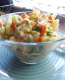 Papas mayo con tronquitos de espárragos
