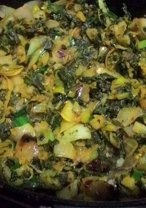 A picture of Gobhi Methi.