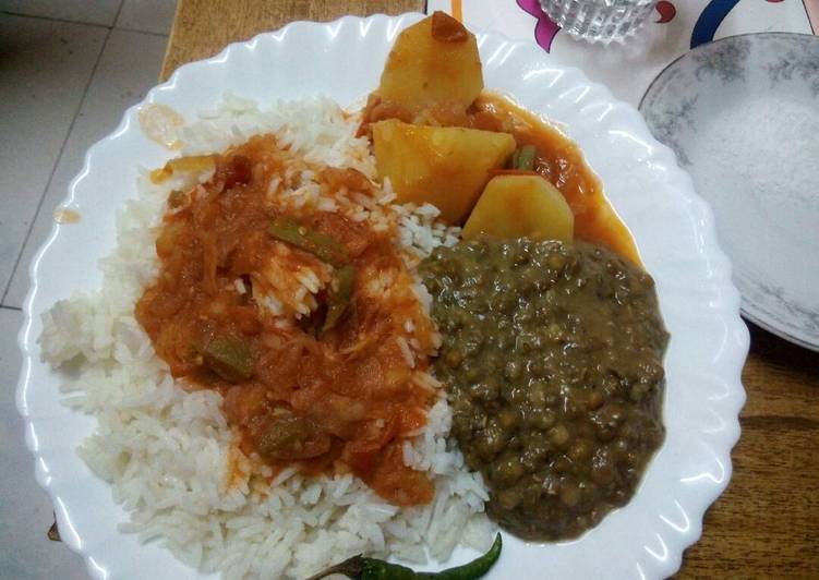 Easiest Way to Easy Tasty Coconut Ndengu(green grams) with rice