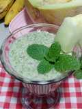 Smoothies green mint (kok,bisa seenak ini🤔)