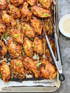 A picture of Baked Korean Chicken Wings.