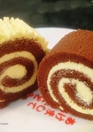 รูปของ Chocolate Roll with French Buttercream