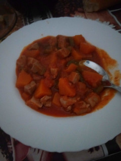 Una foto de Marmitako con calabaza