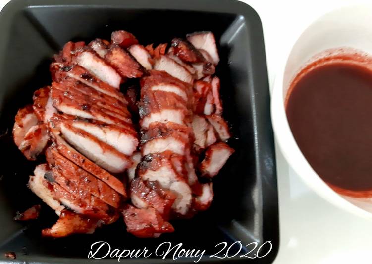 Bagaimana Membuat Charsiu aka Chinese Barbeque Pork aka Babi Panggang Merah, Enak Banget