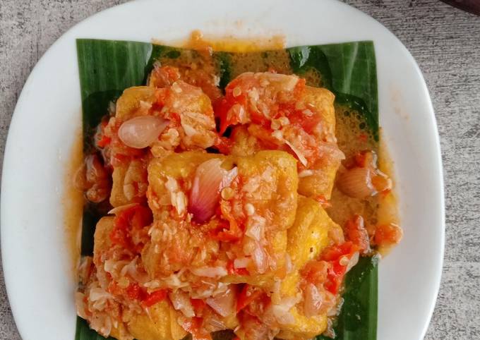 Tahu sambel pecak