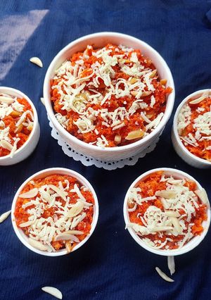 A picture of Gajar Halwa.