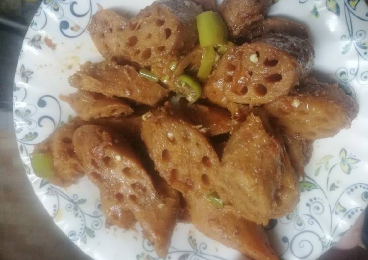 Recipe of Quick Sindhi Beha (Lotus root)