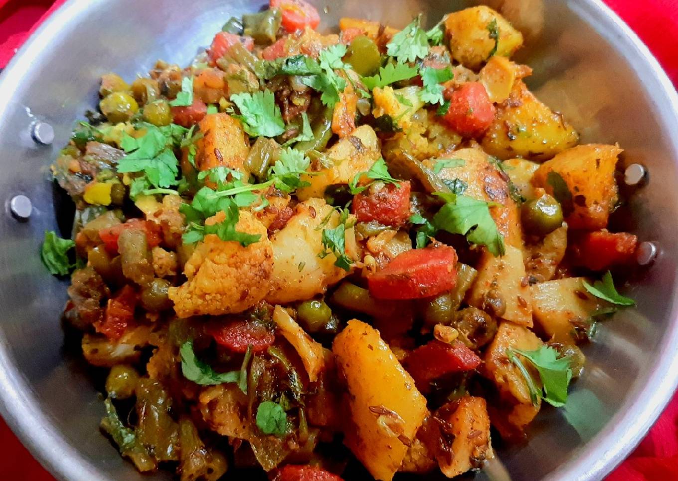 Mix vegetables sabzi