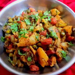 A picture of Mix vegetables sabzi.