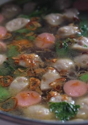 Foto resep sup sosis dan bakso
