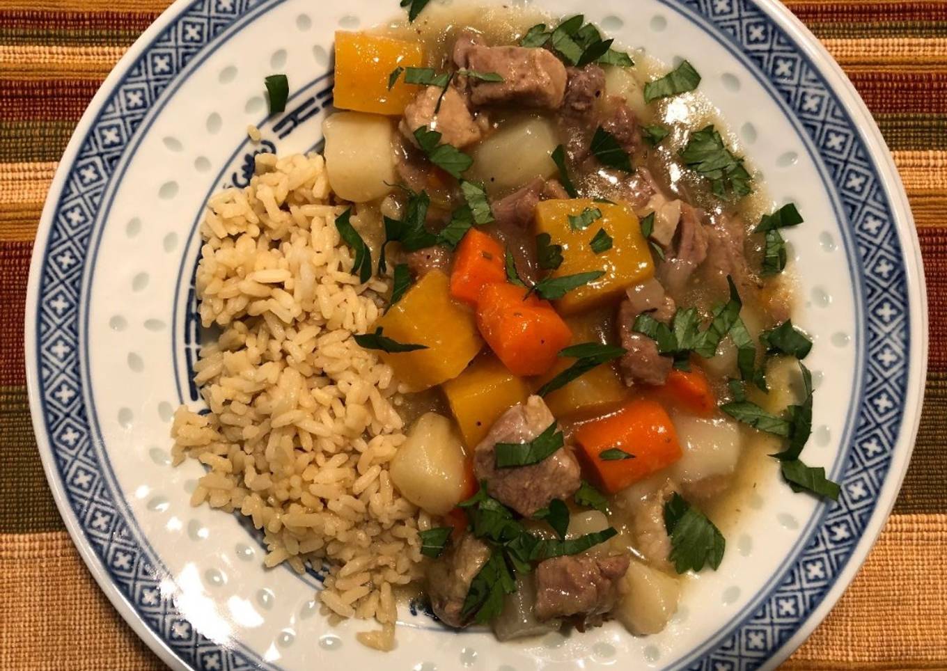 Pork Stew with Rutabaga