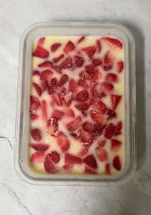 Foto resep Strawbery Yogurt Bar