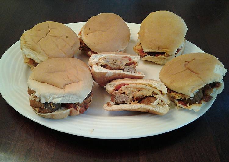 Recipe of Super Quick Homemade Meatball Parmesan Sandwiches