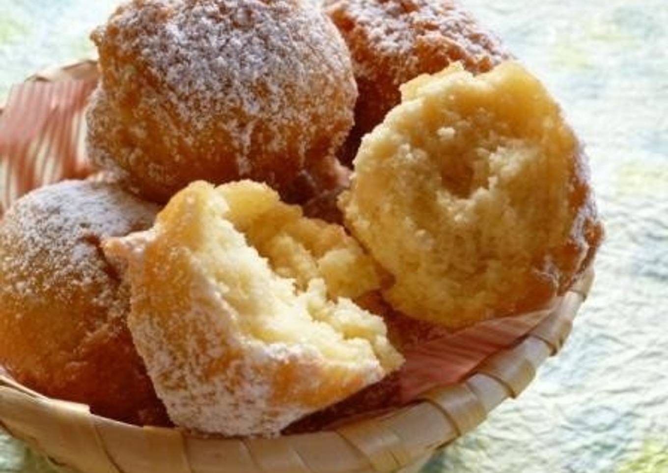 Healthy Tofu Rice Flour Doughnut Holes