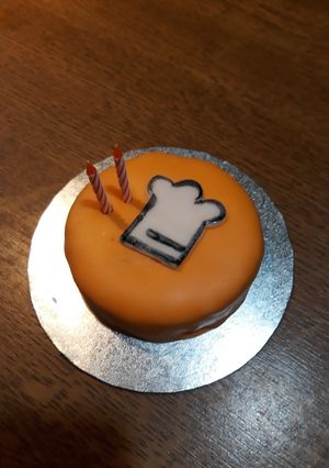 Φωτογραφία της συνταγής Τούρτα cookpad χρονιά πολλά και δημιουργικά!!!