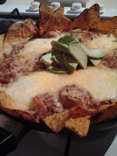 A picture of Mexican eggs nacho style.