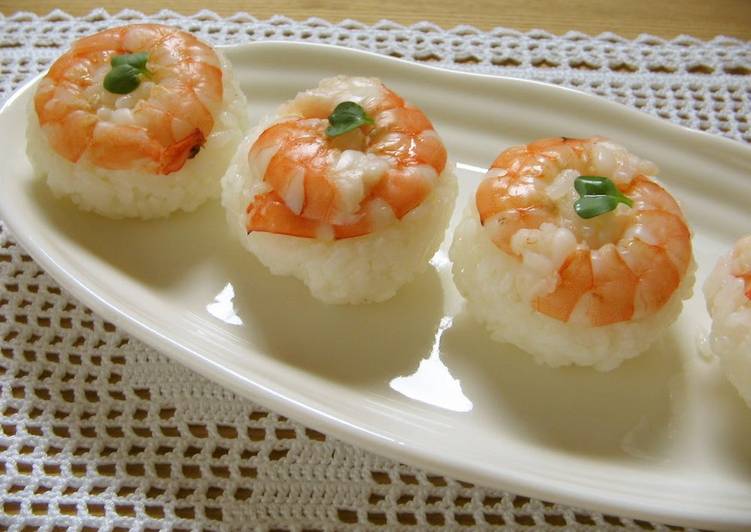 Temari Sushi Balls with Shrimp