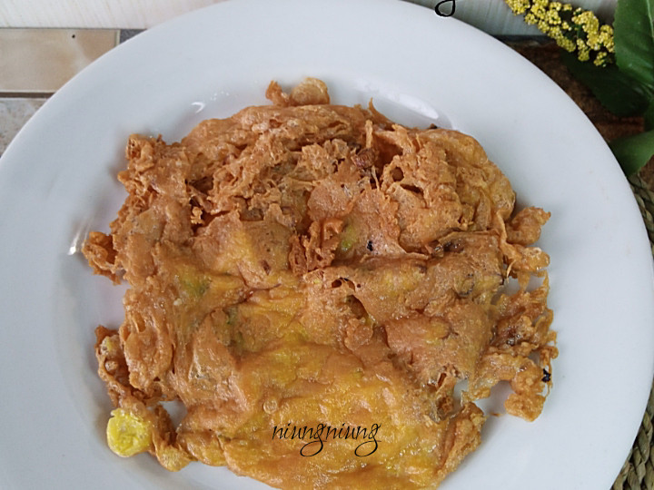 Resep Telur dadar crispy Padang (Talua Barendo) Anti Gagal