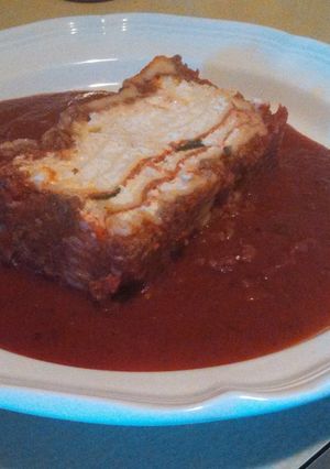 A picture of Thick and Cheesy Lasagna.