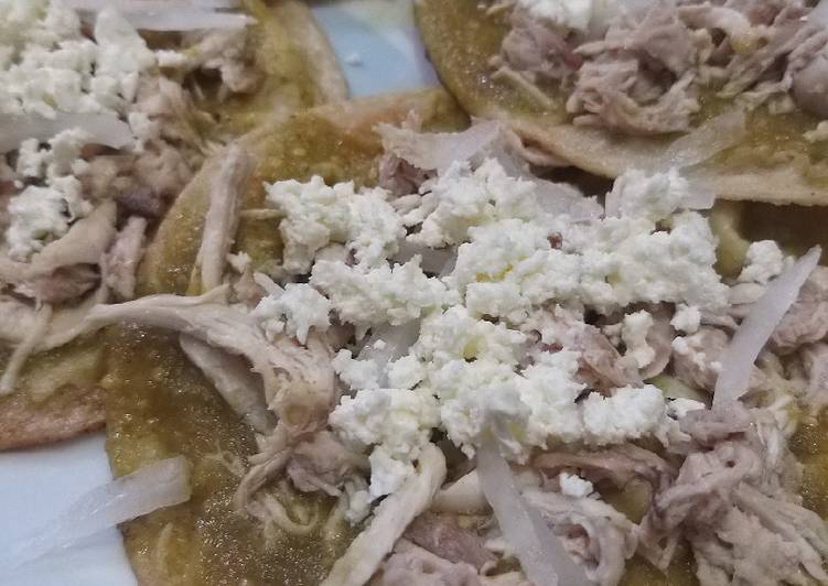 Chalupitas de pollo