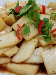 涼拌大頭菜(全素) 的食譜成品照片