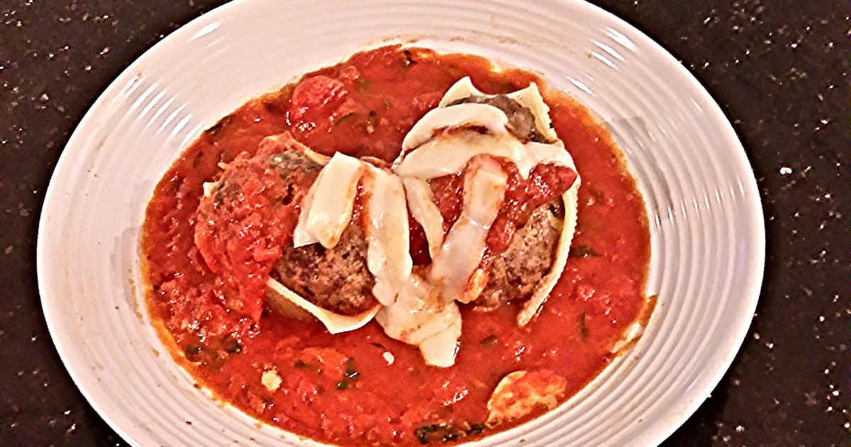 Cheese Filled Meatball Stuffed Jumbo Pasta Shells Recipe By Fenway