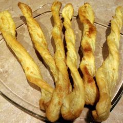 A picture of Pastry cheese straws.