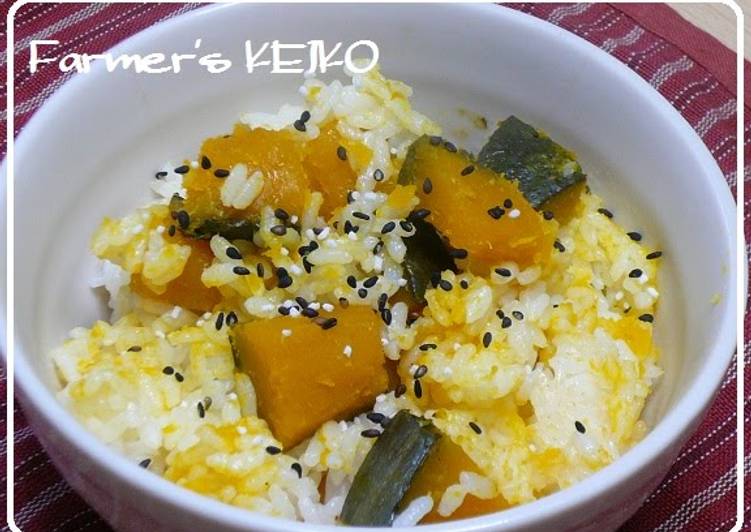 Simple Way to Prepare Any-night-of-the-week [Farmhouse Recipe] Kabocha Squash Rice
