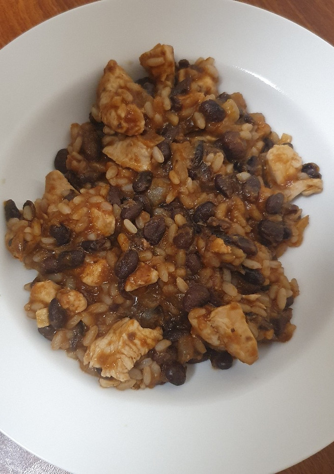 Una foto de Guiso de burrito de pollo