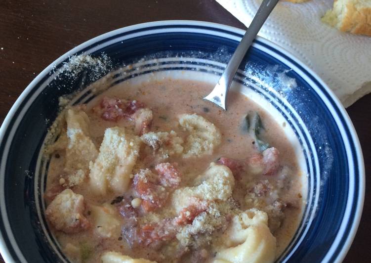 Simple Way to Make Homemade Crockpot Tortellini Soup