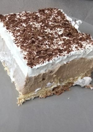 Φωτογραφία της συνταγής Γλυκό ψυγείου με κρέμα σοκολάτας 😋