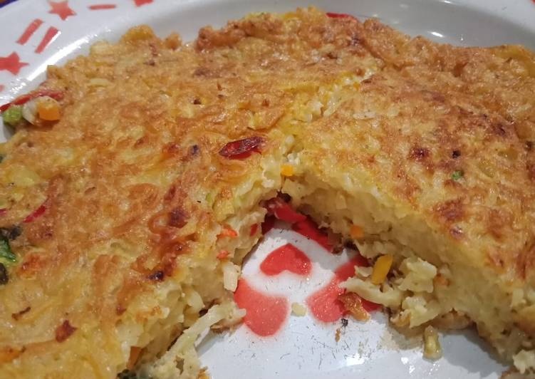 Resep Martabak Mie Mudah Enak, Enak Banget