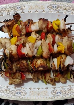 صورة لوصفة شيش طاووق