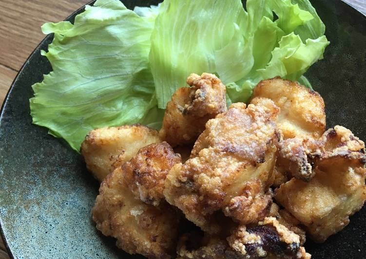 Easy Way to Make Appetizing ”Shio Karaage ” the Japanese Fried Chicken salt flavor
