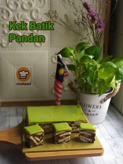 Gambar Kek Batik Pandan