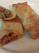 Baked Bacon Cheeseburger Egg rolls