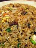 hibachi style fried rice with ginger sauce