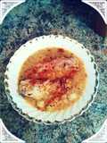 Egyptian Red Lentil Chicken soup