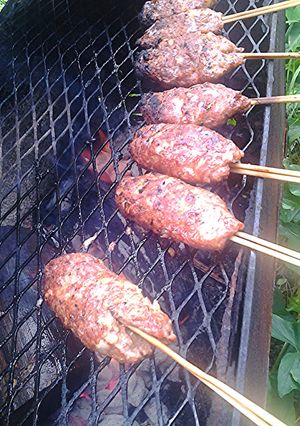 A picture of Kebabs.