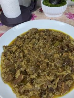 صورة لوصفة لحمة بالبصل