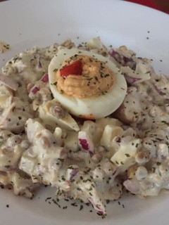 Lencsesaláta recept fotója