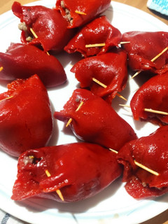 Una foto de Pimientos rellenos de carne
