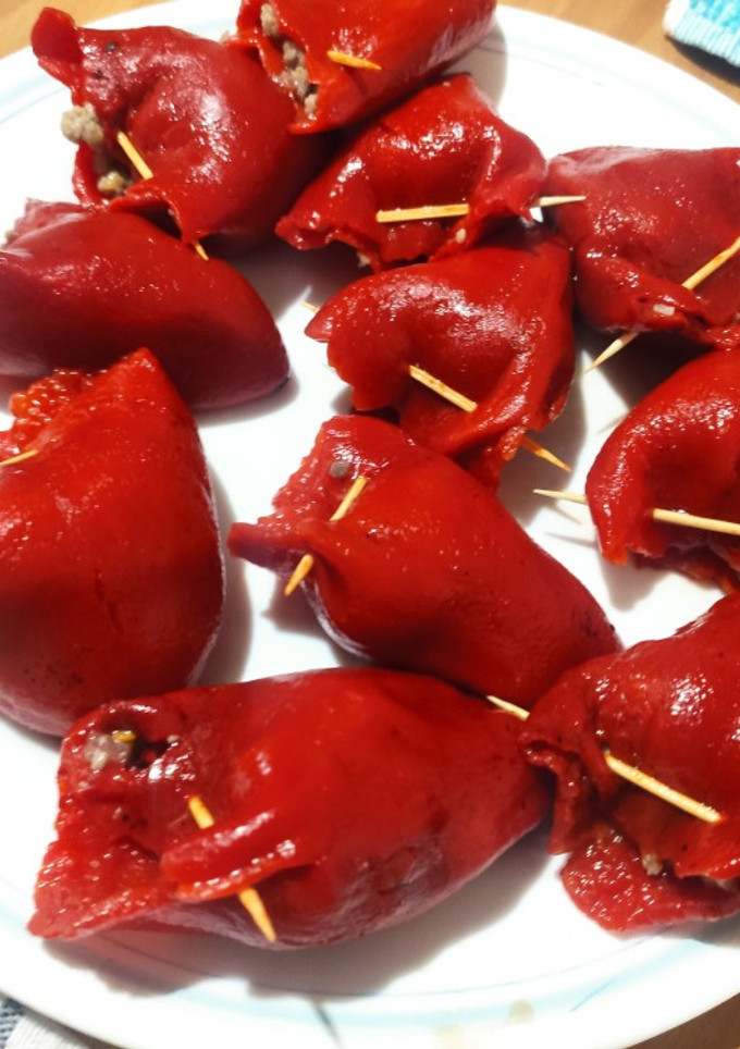 Una foto de Pimientos rellenos de carne