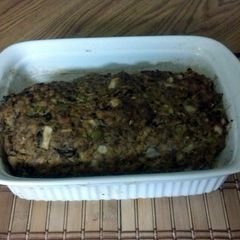 A picture of Mrs Maples Meatloaf.