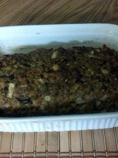 A picture of Mrs Maples Meatloaf.